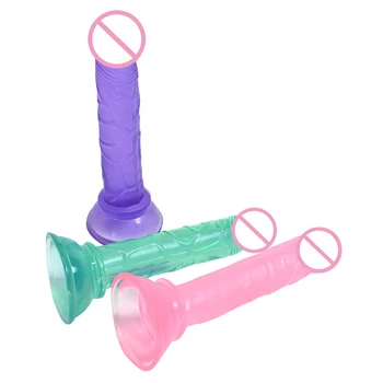 Dildo Analinis Žaislai Tikroviškas Dildo Minkštas Varpos Siurbimo Taurės Dildo G Spot Klitorio Analinis Užpakalis Suaugusiųjų Sekso Žaislai Moteris