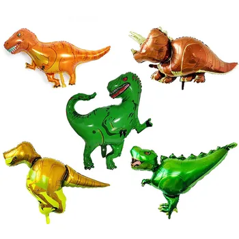 Dinozaurų Šalis Tiekia Birhday Pasaulyje Dinozaurų Balionai Popieriaus Girliandą Vaikams Berniukas Gimtadienio Apdailos Džiunglių Šaliai Dekoro