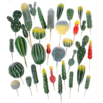 Dirbtiniai riebalai Augalai Ryškus Kaktusas Papuošalai netikrą succulents Vestuves Miegamojo, Biuro Dekoracijos 