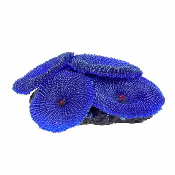 Dirbtinės Dervos Koralų Jūros Augalų Ornamentais Silikono Netoksiška Mėlyna Dirbtinį Koralų Augalų Ornamentais Už Akvariumo Dekoras Prekes