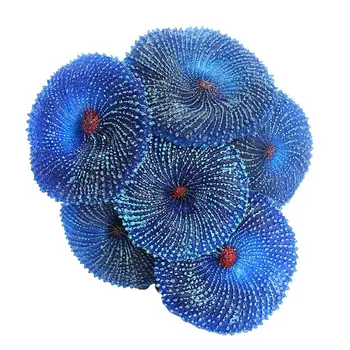 Dirbtinės Dervos Koralų Jūros Augalų Ornamentais Silikono Netoksiška Mėlyna Dirbtinį Koralų Augalų Ornamentais Už Akvariumo Dekoras Prekes
