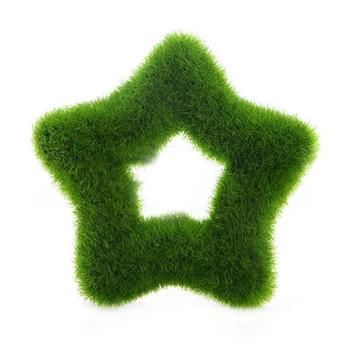 Dirbtinės Žaliosios Vazoninių Augalų Modeliavimo, Flocking Meilės Žvaigždė Bonsai Netikrą Gėlių Žolės Kamuolys Vidaus Dekoracijos, Dekoratyviniai Dirbiniai Dovanos