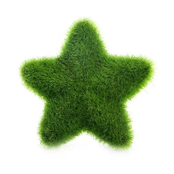 Dirbtinės Žaliosios Vazoninių Augalų Modeliavimo, Flocking Meilės Žvaigždė Bonsai Netikrą Gėlių Žolės Kamuolys Vidaus Dekoracijos, Dekoratyviniai Dirbiniai Dovanos