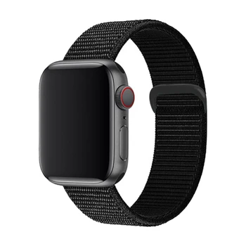 Dirželis Apple watch band 44mm 40mm 42mm 38mm smartwatch apyrankė diržo sporto Nailono linijos apyrankė 