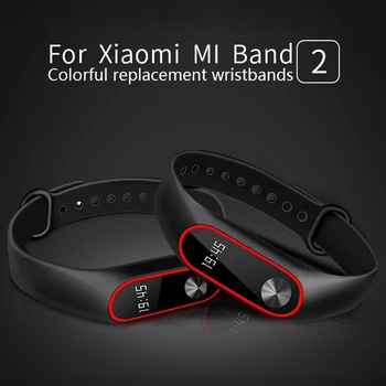 Dirželis Xiaomi Mi Band 2 Silikono Riešo Dirželis Diržo Spalvinga Apyrankė M2 Smart Band Apyrankę Xiaomi Mi 2 Priedai