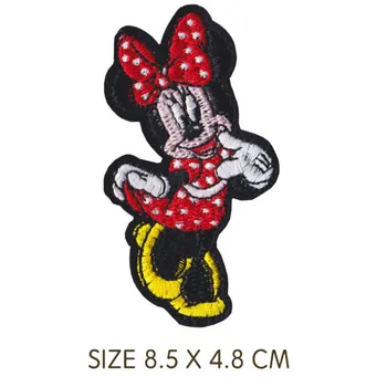 Disney Mickey Minnie Animacinių filmų Geležies pleistras, Siuvinėtų drabužių lopai drabužiai Vaikas Umbreon Medžiaga Lipdukai Drabužis Appliques