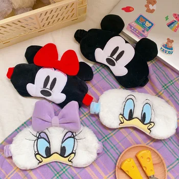 Disney Mickey Mouse Minkštas Pliušinis Miego Akių Kaukė Minnie Mouse Akių Kaukė Pliušinis Miego Kaukę, Padėti Miego Pliušinis Akių Kaukė