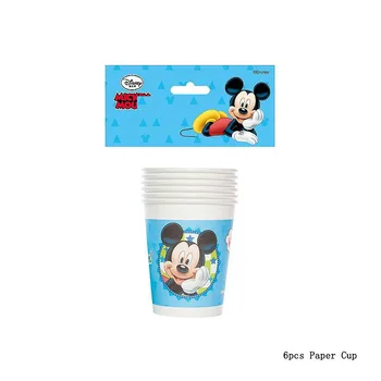 Disney Mickey Mouse Vienkartiniai Indai, Dekoracijos Puodeliai, Servetėlės Plokštės Šiaudelius Dekoro Baby Shower Gimtadienio Prekes