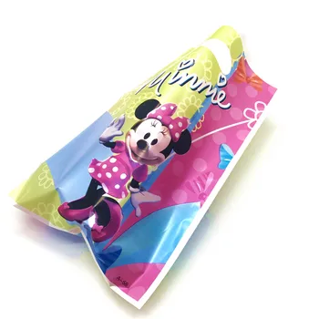 Disney Mielas Rožinis Minnie Mouse Temą Šalies Prekių Popieriaus Taurės Plokštė Bžūp Šiaudų Dovanų Maišelis Vaikai Mergina Gimtadienio Baby Shower Dekoras