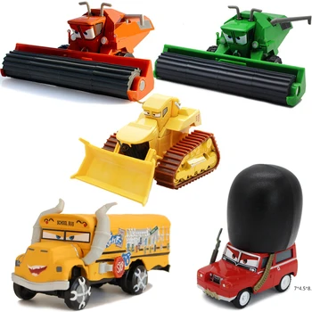 Disney Pixar Cars 2 3 Diecasts Žaislinės Transporto Priemonės Frank Sujungti Harvester Jautiskovotier Buldozeris Metalo Automobilių Žaislas Vaikams Gimtadienio Dovana