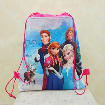 Disney princesė vaikams, cartoon krepšys saugojimo mergaitei berniukui dovana pak. Šaldytų Elsa Baseinas kosmetikos pakuotės žaislas, lėlė Raišteliu