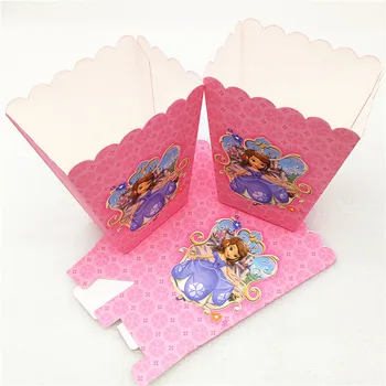 Disney Sofija Pirmoji Tema-Vaiko Gimtadienio Dekoravimas Popieriaus Staltiesė Taurės Plokštė Princesė Temą Šalies Baby Shower Tiekimo