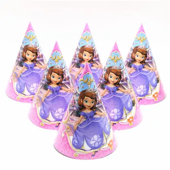 Disney Sofija Pirmoji Tema-Vaiko Gimtadienio Dekoravimas Popieriaus Staltiesė Taurės Plokštė Princesė Temą Šalies Baby Shower Tiekimo