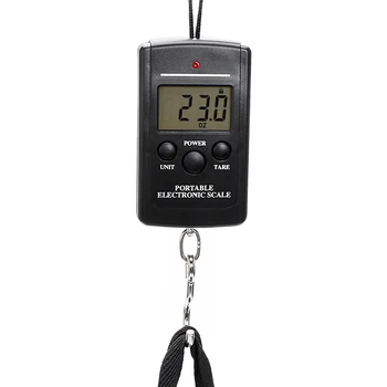 DIYWORK Skaitmeninis Žvejybos Masto LCD Ekranas Koeficientas Nešiojamų Kelionės Bagažo Masto Elektroninių Kabliu 40kg/88lb