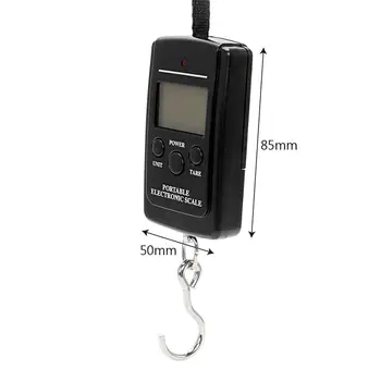 DIYWORK Skaitmeninis Žvejybos Masto LCD Ekranas Koeficientas Nešiojamų Kelionės Bagažo Masto Elektroninių Kabliu 40kg/88lb