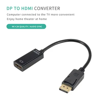 DP HD Adapteris HDTV Projektorius HD Vaizdo Garso Keitiklis Vyrų ir Moterų Vaizdo Adapteris 1080P/4K Skiriamoji geba