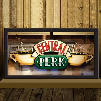 Draugų TV Šou Central Perk Kavinė Diamond Tapybos Central Perk Spausdinti Diamond Siuvinėjimo Kryželiu vidaus Apdaila