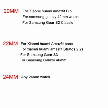 Drobė Nailonas Apyrankė Dirželis Xiaomi Amazfit Stratos 2 2S Tempas Dirželiai Amazfit Pvp Žiūrėti juostoje 