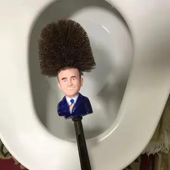 Dropshiping Kompiuterio Teptuku Emmanuel Macron Brosse WC Brosse de toilette Prancūzijos Prezidentas Koziris Tualeto Šepetys Juokinga