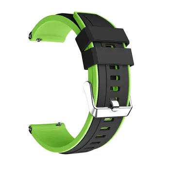 Dviejų Spalvų Dirželis Samsung Galaxy Watch3 45MM/Watch 3 45MM LTE Išmaniųjų Apyrankę 22MM Silikono Riešo Juostos Įrankių S3 Correa