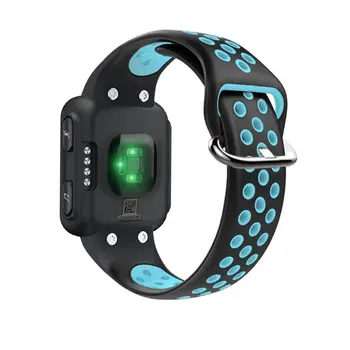 Dviejų spalvų Minkšto Silikono Watchband Sporto Riešo Juostos Dirželio Pakeitimo Garmin Forerunner 35 Smart Watch Priedai