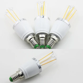 E14 E27 3W 4W 6W LED Kaitrinės Lemputės šviesos srautą galima reguliuoti, B22 Kaištiniai Pakeisti 30W 40W 60W Kaitrinė Lempa 220V 110V DC 12V