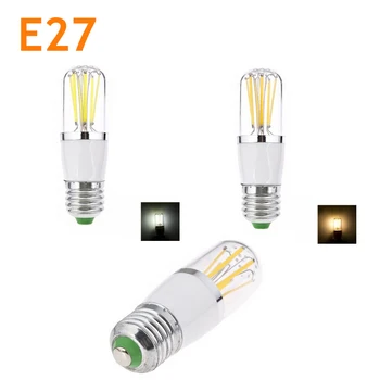 E14 E27 3W 4W 6W LED Kaitrinės Lemputės šviesos srautą galima reguliuoti, B22 Kaištiniai Pakeisti 30W 40W 60W Kaitrinė Lempa 220V 110V DC 12V