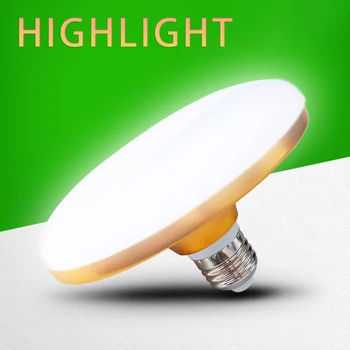 E27 Galia LED lempos lemputė 110-220V 15w 36W 50W 70W UFO Lampada Ampulä-šviesos energijos taupymo LED lempos virtuvės indoorlight