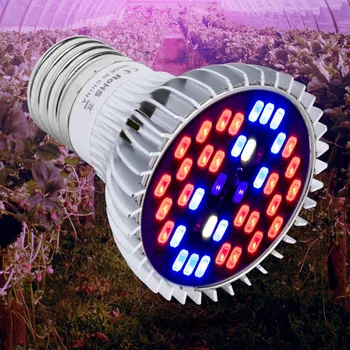 E27 LED Grow Light 30W 50W 80W Fitolamp E14 Augti LED Lempos Augalams 18W 28W viso Spektro Led Augalų Šviesos AC85-265V viduje Auga