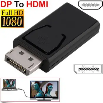 EastVita Display Port DP Male HDMI Female Adapter Juoda Aukštos Kokybės Dp Hdmi Konverteris HDTV PC r57