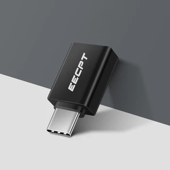 EECPT USB C Tipo OTG Adapteris, USB C iki OTG USB 3.0 Tipas-C Konverteris, skirtas Macbook 
