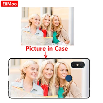 EiiMoo Pasirinktinius Nuotraukų Telefoną Atveju Huawei Y5 Y6 Y7 Y9 S Prime 2018 Padengti individualiems poreikiams pritaikytas Silicio Už 