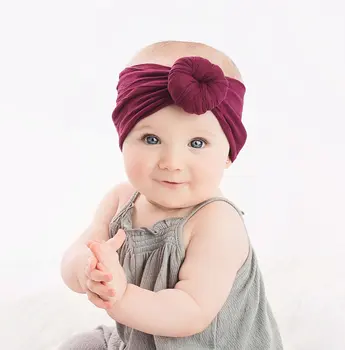 Elastingas Nailonas Lankelis Baby Girl Plaukų Aksesuarų, Kaspinai Mergaičių Naujagimių Plaukų Juosta ar Vaikai Turbaną Mielas Kwaii Minkštas 2020 m.