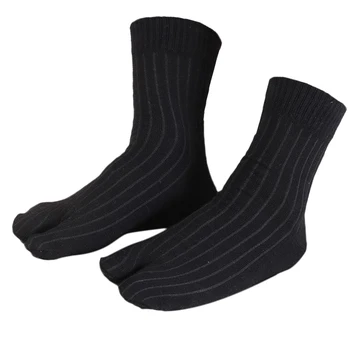 Elastinės Medvilnės Tabi Kojinės 2 Kojų Kojinės Šlepetės Kojinės Unisex