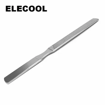 ELECOOL 1Pcs Nagų Dailės Nerūdijančio Plieno Nagų Stumti Šaukštas Valiklis 130 x 9 x 2mm Manikiūro Įrankiai