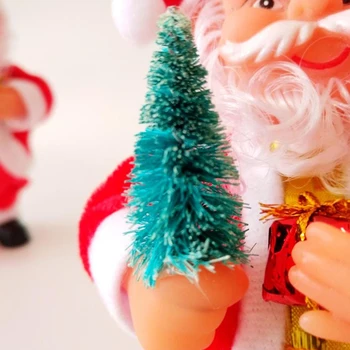 Elektros Dainavimo Santa Claus Žaislas, Lėlė Muzikos Namų Dekoro Kalėdų Dekoracijas Namams Kalėdų Dovana Vaikams