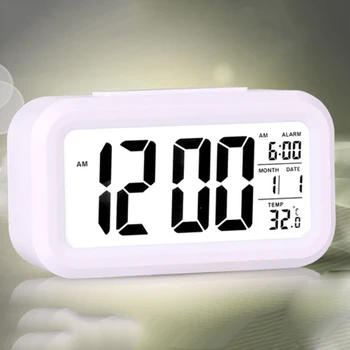 Elektros Darbalaukio Stalo Laikrodis Elektroninis Signalas Skaitmeninis Didelis LED Ekranas Stalo Laikrodis Duomenų Laiko Kalendorius Stalas Žiūrėti