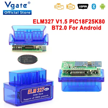 ELM327-V1.5 PIC18F25K80 