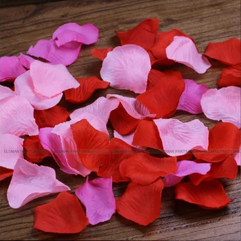 ELOMAN 500 Gabalas Šilko Rožė Gėlių Vestuvių Namų Dekoro Konfeti Žiedlapiai Dirbtinių Gėlių Vestuvių Papuošalai