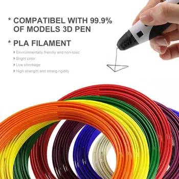 Enotepad 3D Rašiklis, kaitinamosios PLA 1.75 mm 10 metrų per pak visą spalvų pasirinkimas kaip mėginio korekcijai spausdinti