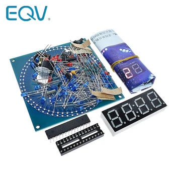EQV DS1302 Sukasi LED Ekranas Signalas Elektroninis Laikrodis Modulis 