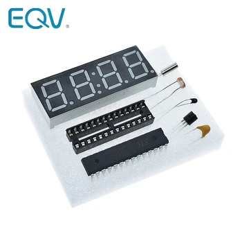 EQV DS1302 Sukasi LED Ekranas Signalas Elektroninis Laikrodis Modulis 