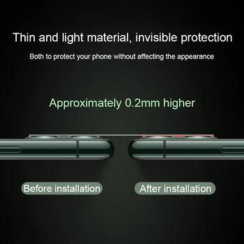 EQZ Fotoaparato Objektyvą Grūdintas iPhone 11 12 Pro XS Max X XR Screen Protector Dėl 