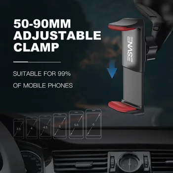 ESVNE Universalus prekinis, galinis Stiklo Kalno Automobilinis Telefono Laikiklis iPhone 8 7 X ląstelių Mobiliojo Telefono Laikiklis, Automobilio stovi paramos korinio ryšio telefono