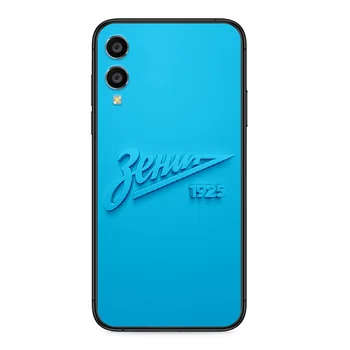 FC Zenit Saint Telefoną atveju Huawei Honor 10 10i 20 6A 7A 7C 8 8A 8X 9X 9 Žaisti Peržiūrėti 20 Lite Pro black funda 3D padengti minkšta atgal