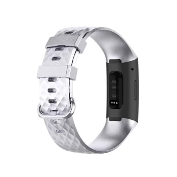 FIFATA Aukštos Kokybės Apyrankė Fitbit Mokestis 4 Watchbands Riešo Dirželis Minkšto Silikono Pakeitimo Juostos Fitbit Mokestis 3 3Se