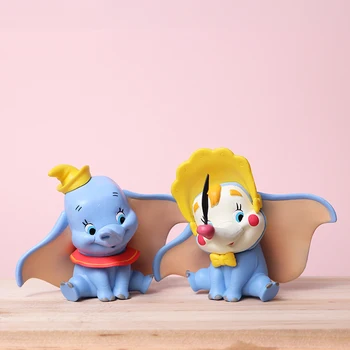 Filmą Dumbo Anime Duomenys PVC Veiksmų Skaičius, Žaislai statulėlės surinkimo figura 10CM Vaikų Gimtadienio Dovanos