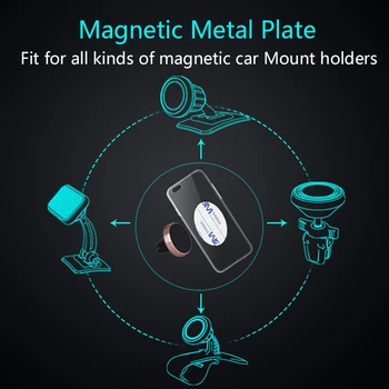 Fimilef Metalo Plokštė Magnetinis Diskas, Automobilio Telefono Turėtojas Magnetas Metalo Plokštė Oro Angos Kalno Automobilių Turėtojas Stovėti Geležies Lakštai