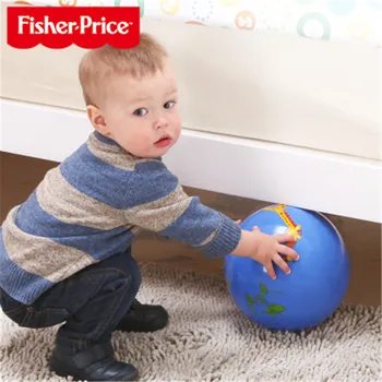 Fisher 9 colių raketę vaikų lopšelis kamuolys kūdikių pripučiami animacinis žaislas kamuolys mokymo kūdikių kūno koordinavimas raketę žaislas