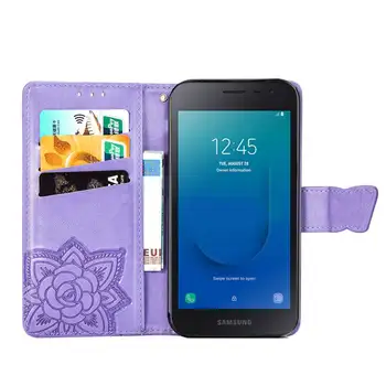 Flip Case For Samsung Galaxy J2 Core Atveju Piniginės, Odiniai Telefono Byloje Dėl 